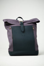 Canvas & Leder Rolltop – Anthrazit